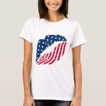 Rot- und Blaulippen-Shirt