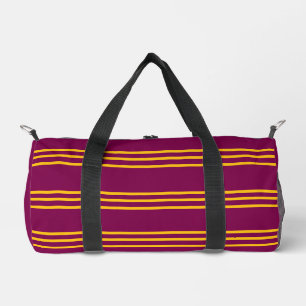 Rot und Gelb Klein Duffle Bag