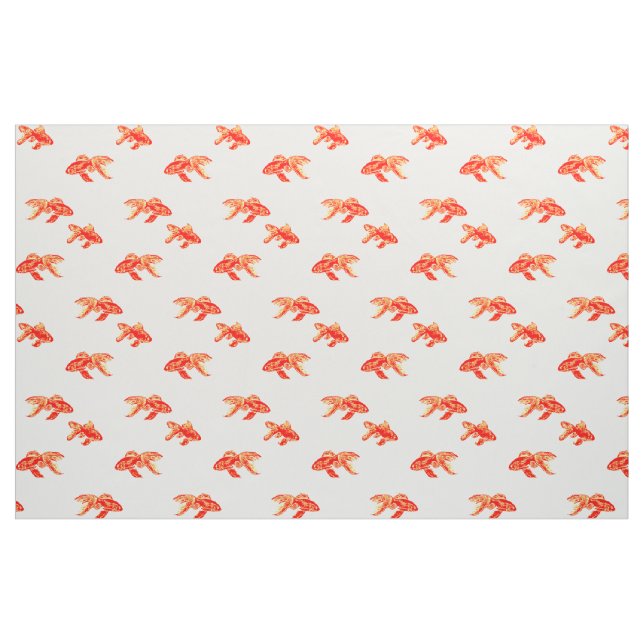 Rot und Gelb Stoff (Fat Quarter (45,7 x 55,9 cm))