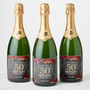 Rot und Gold 50. Geburtstag