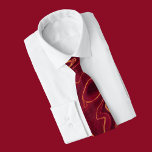 Rot und Gold Agate Marmor elegant Krawatte<br><div class="desc">Moderne und elegante Neck Tie mit rot-goldfarbenem Agate Marble Dekor. Eine tolle Geschenkidee für ihn.</div>