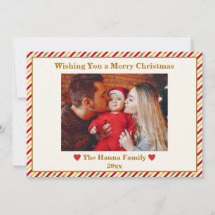 Rot und Gold Elegantes Frohe Weihnachten Familienf