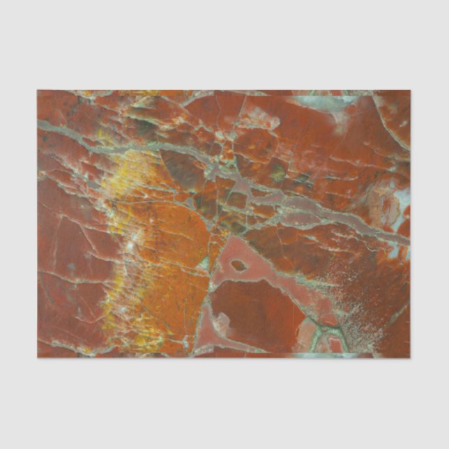 Rot und GoldPertrified Holz Seidenpapier (Vorderseite)