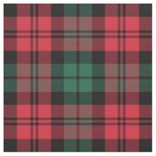 Rot und Grün Black Watch Tartan Karo Ferien Stoff