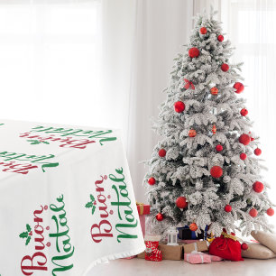 Rot und Grün Buon Natale Küche Esstisch Tischdecke