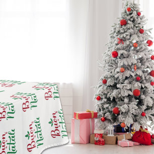 Rot und Grün Buon Natale Küche Esstisch Tischdecke