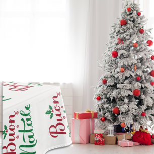 Rot und Grün Buon Natale Küche Esstisch Tischdecke