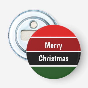 Rot und Grün frohe Weihnachten Flaschenöffner