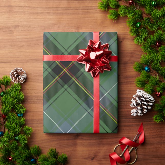 Rot und Grün Geschenkpapier (Feiertagsgeschenk)