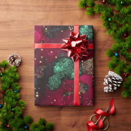Rot und Grün Geschenkpapier