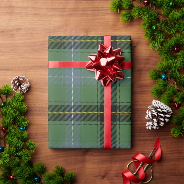 Rot und Grün Geschenkpapier (Feiertagsgeschenk)