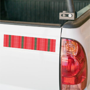 rot und grün gestreiften Hintergrund Autoaufkleber