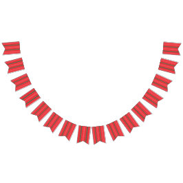 rot und grün gestreiften Hintergrund Wimpelkette