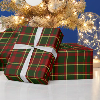 Rot und grün kariert Weihnachtsgeschenk Geschenkpapier