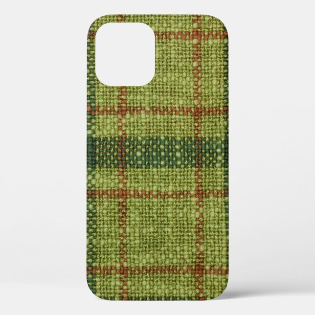 Rot und grün Weihnachtsbartan. Case-Mate iPhone Hülle (Rückseite)