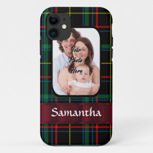 Rot und grüner Tartan iPhone 11 Hülle