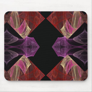 Rot und Lila Fraktal Mousepad