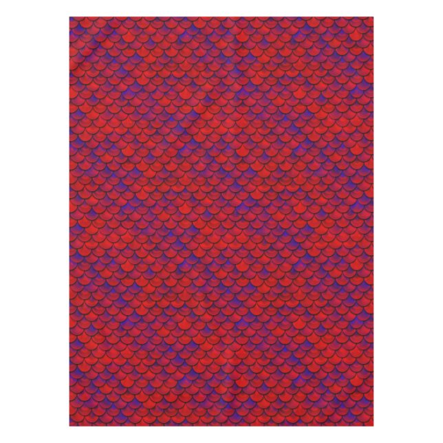 Rot und Lila Tischdecke (Vorderseite)