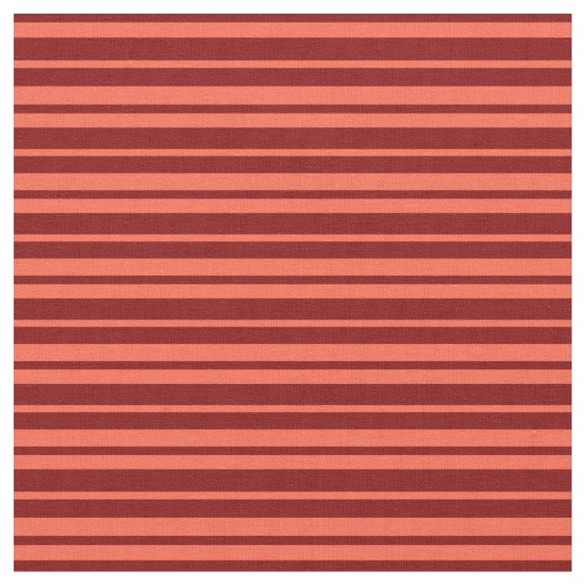 Rot und Maroon farbige Linien Stoff (Nahaufnahme)
