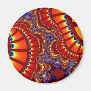 Rot und Orange Remix Magnet