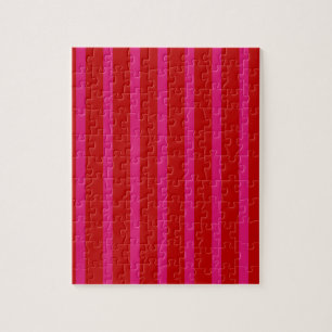 Rot und Rosa gestreifte Puzzles