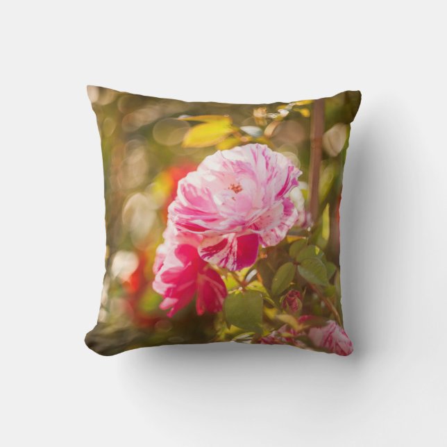 Rot und Rosa Kissen (Vorderseite)