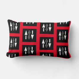 Rot und Schwarz,Inspiration für Trend Lendenkissen