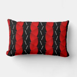 Rot und Schwarz,Inspiration für Trend Lendenkissen