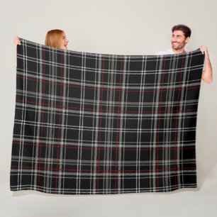 Rot und Schwarz Kariert Buffalo Karo Pattern Fleecedecke
