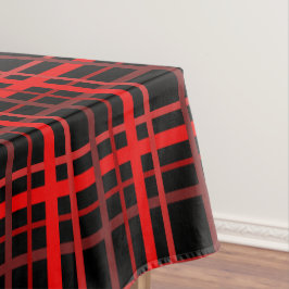 Rot und Schwarz Kariert Tischdecke