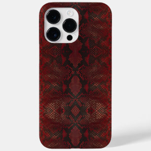 Rot und Schwarz-Python-Print Case-Mate iPhone 14 Pro Max Hülle