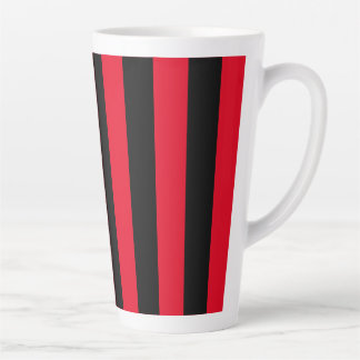 Rot und Schwarz Streifen Milchtasse