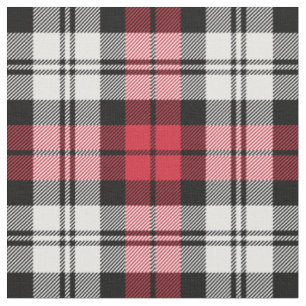 Rot und Weiß Black Watch Tartan Karo Weihnachten Stoff