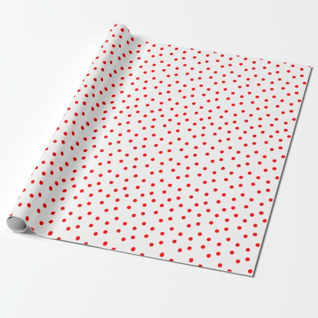 rot und weiß geschenkpapier (Ungerollt)