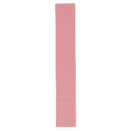 Rot und Weiß Gingham Checkered Großer Tischläufer