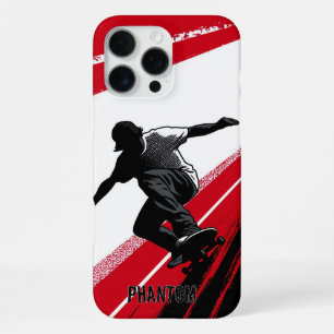 Rot und Weiß iPhone 16 Pro Max Hülle