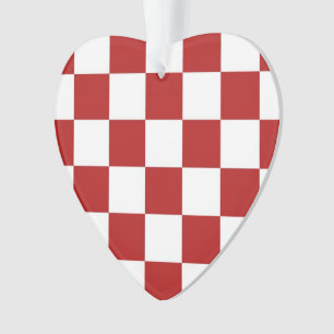 Rot und Weiß Ornament