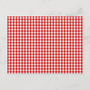 Rot und Weiß Postkarte