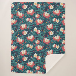 Rot und Weiß Sherpadecke