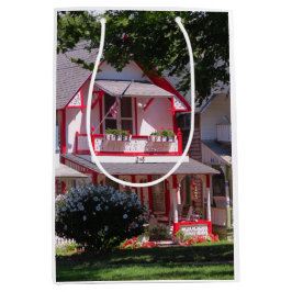 Rot und Weiß Viktorianisch - Martha's Vineyard Mittlere Geschenktüte