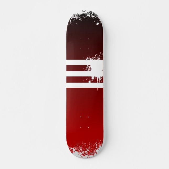 Rot verblassen, um zu schwärzen skateboard (Vorne)