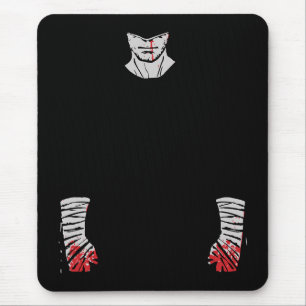 Rot verketteter Krieger der Schatten Mousepad