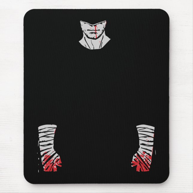 Rot verketteter Krieger der Schatten Mousepad (Vorne)