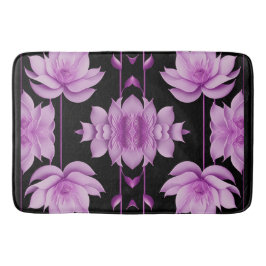 Rot-violett-Lotus Badematte