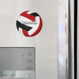 Rot-Volleyball-Kindergeburtstag Party Magnet