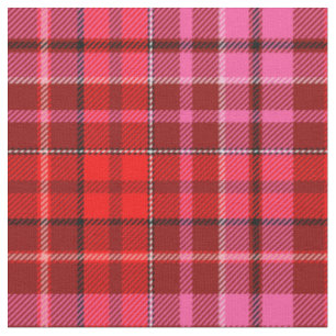 Rot-Weinrotes-Pink-Karo-Tartan-Design Stoff