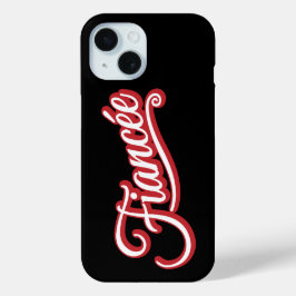 rot/weiß auf schwarz Case-Mate iPhone hülle