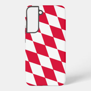Rot-Weiß-Bayern-Muster für die Diamantflagge Samsung Galaxy Hülle