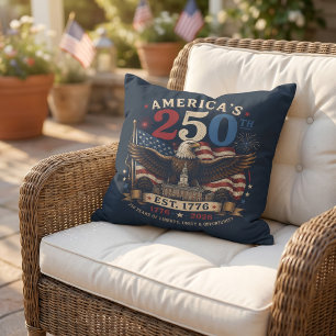 Rot Weiß Blau 4. Juli Kissen