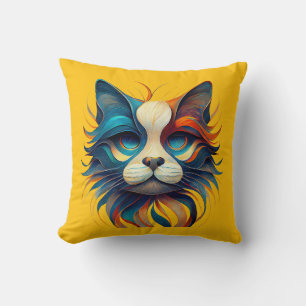 Rot Weiß & Blau Patriotische Katze Kissen